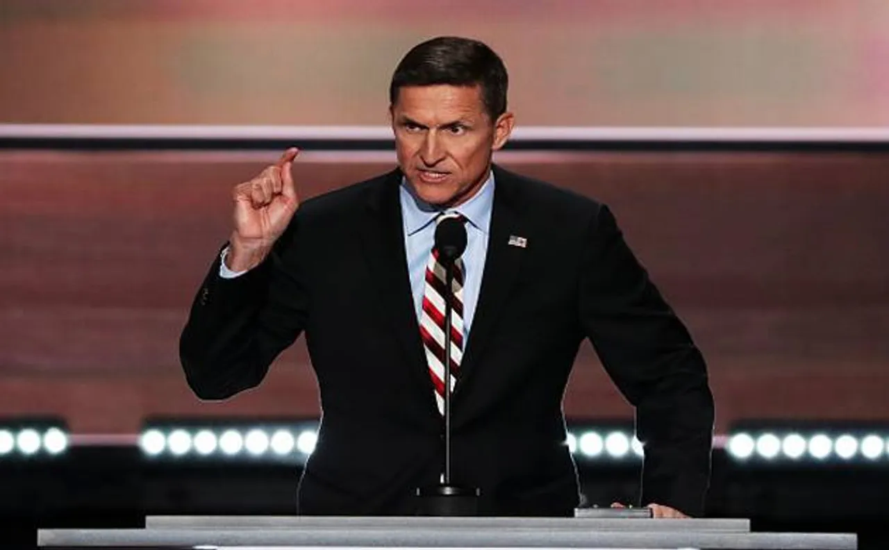 Former top millitary official Michael Flynn US President elect Donald Trump's top choice for National Security Advisor