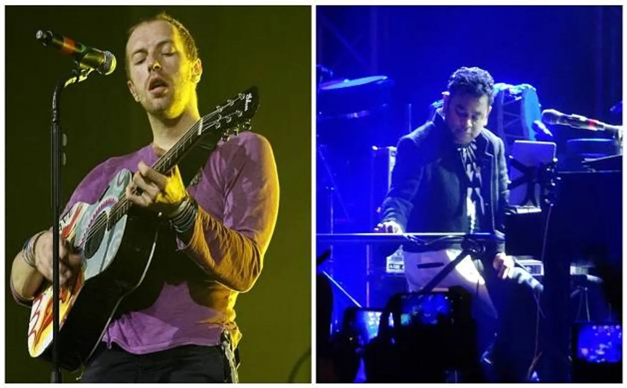 Coldplayâ€™s Chris Martin sings â€˜Vande Mataramâ€™ with AR Rahman