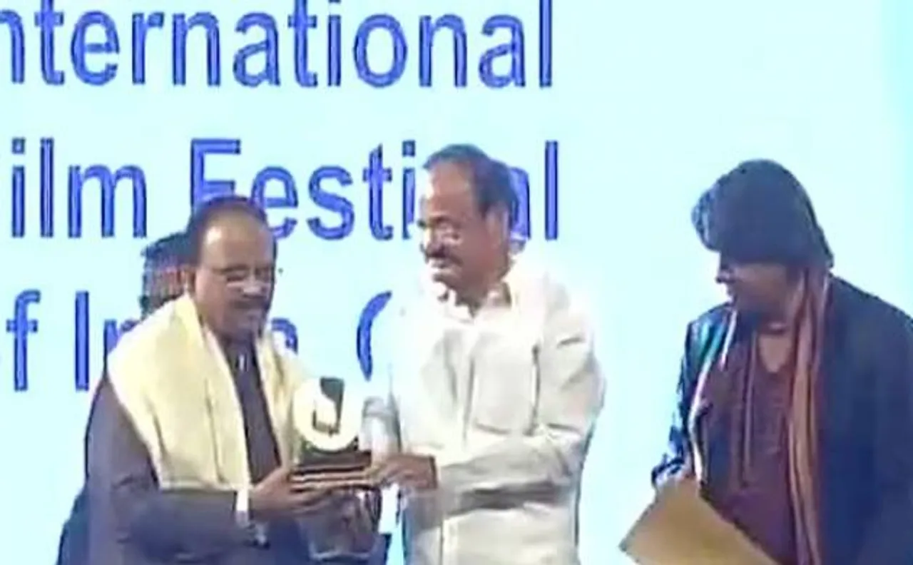 S P Balasubrahmanyam honoured with Centenary Award for Indian Film Personality of the year at IFFI