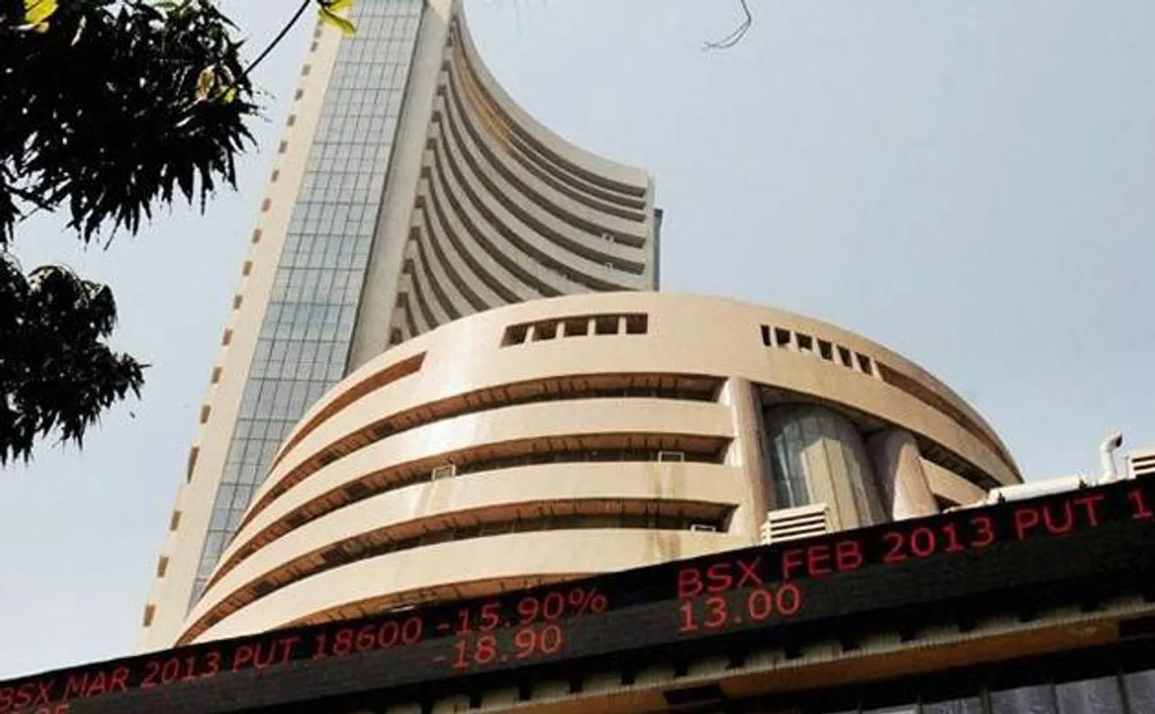 Sensex closes 385 points down on fund outflows