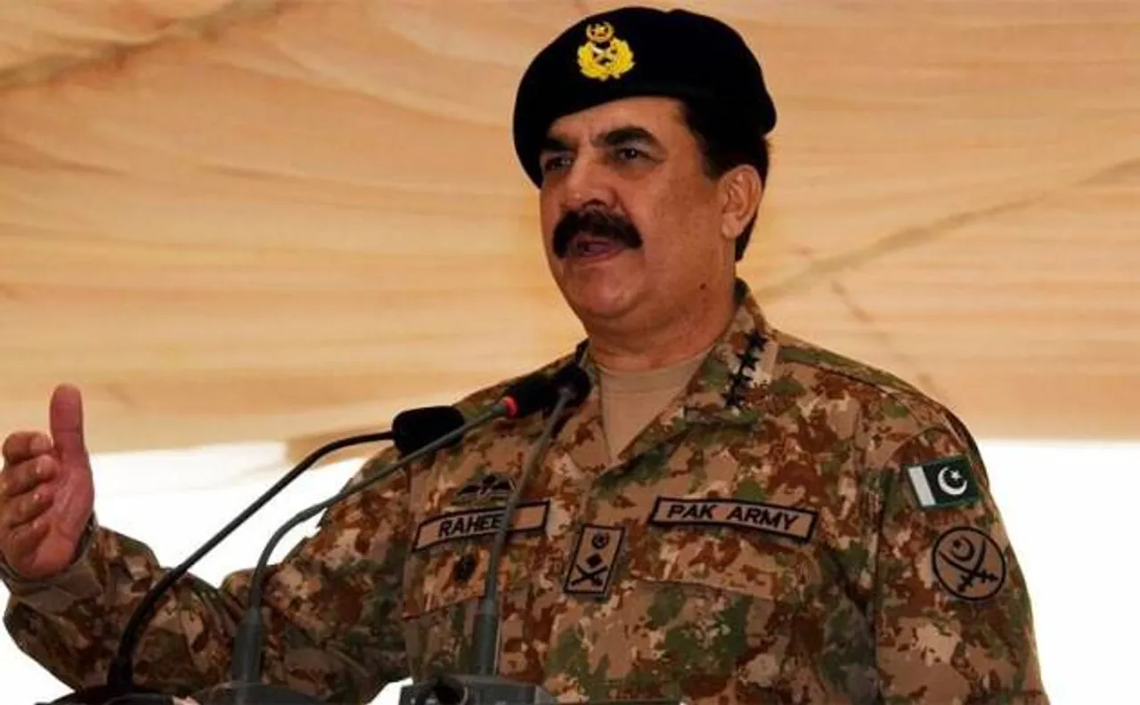 Outgoing Pak army chief Gen Raheel warns India against aggression 