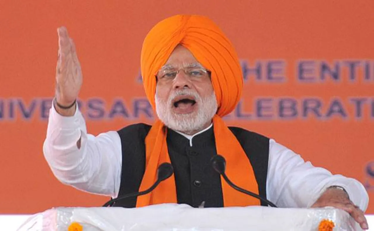 If you have settled disputes, implement crop insurance scheme, says PM Modi to SP leaders