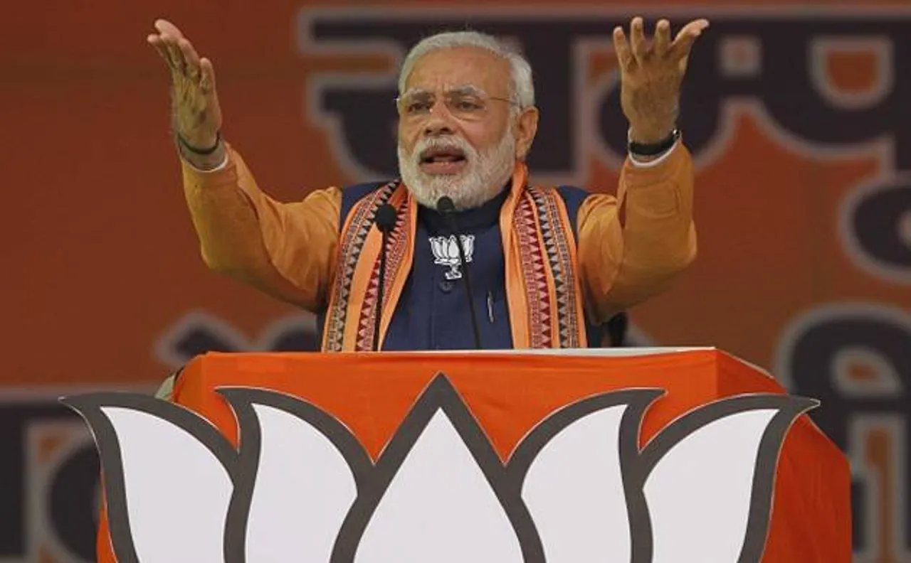 PM Narendra Modi criticises opposition for bandh call, urges people to use e-wallet