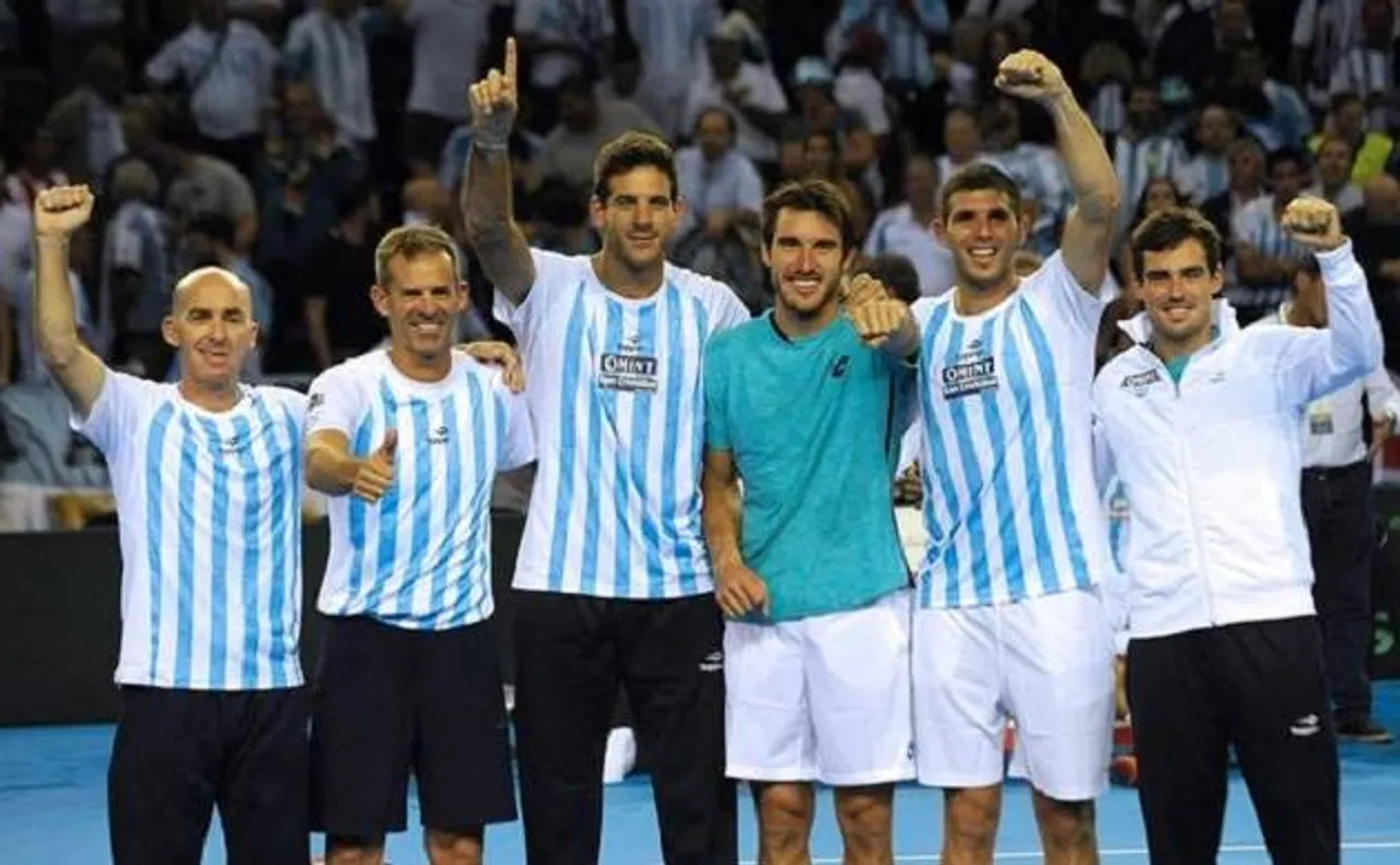 Delbonis overpowers Karlovic in deciding rubber to hand Argentina maiden Davis Cup title