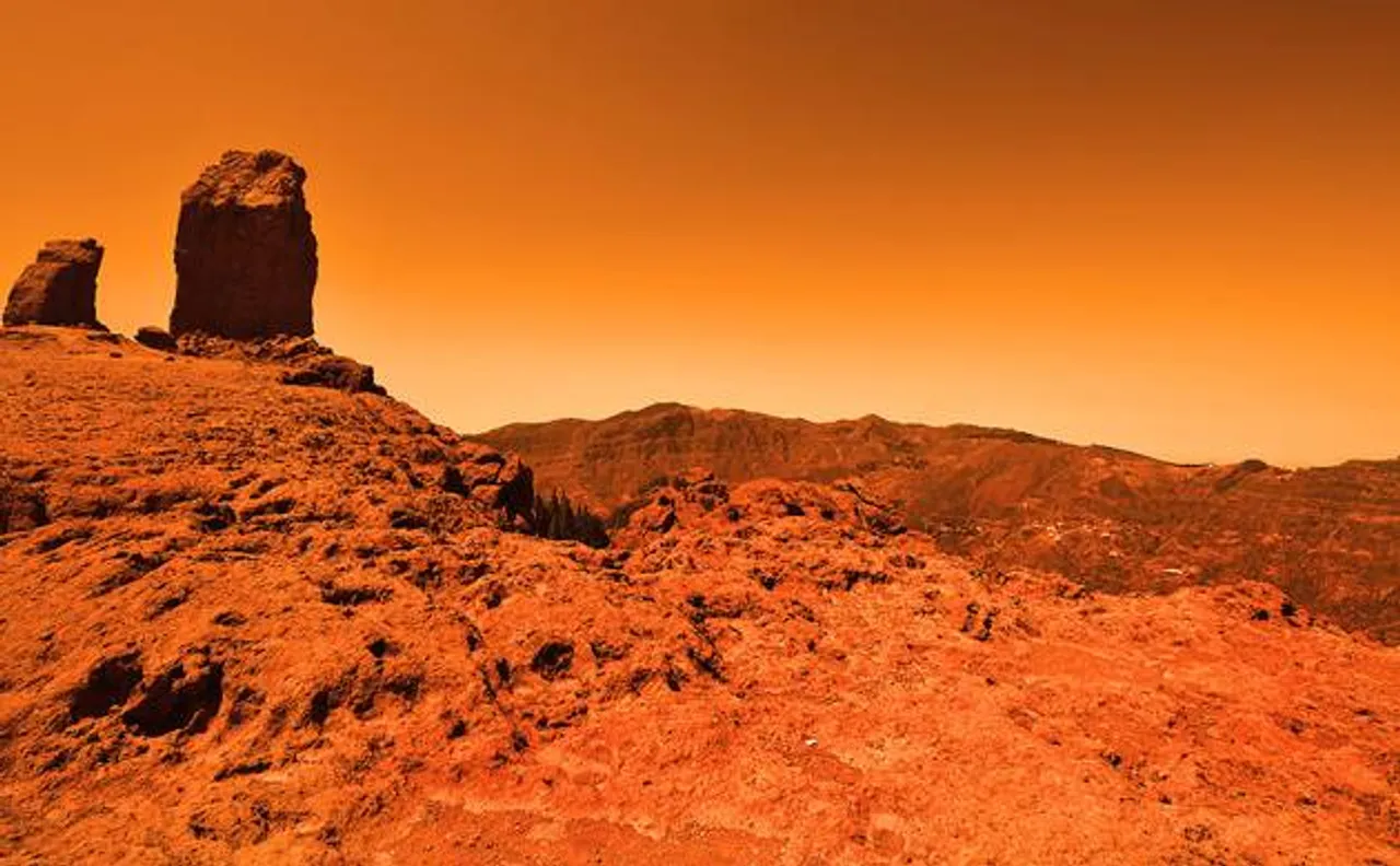 Liquid water on Mars carved deep canyons and extensive valley networks on the red planetâ€™s surface