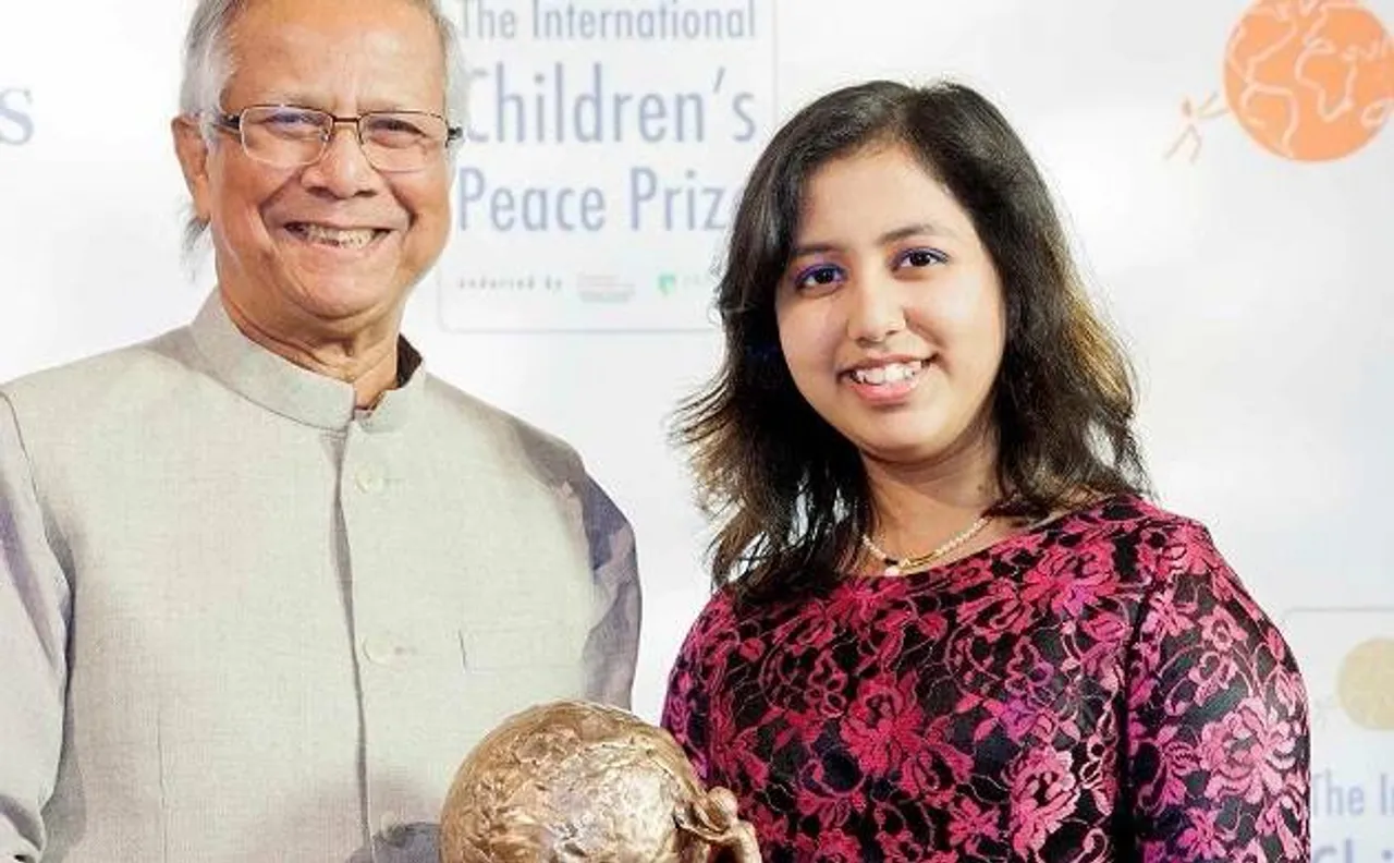 16-year-old UAE-based Indian girl wins International Childrenâ€™s Peace Prize for 2016