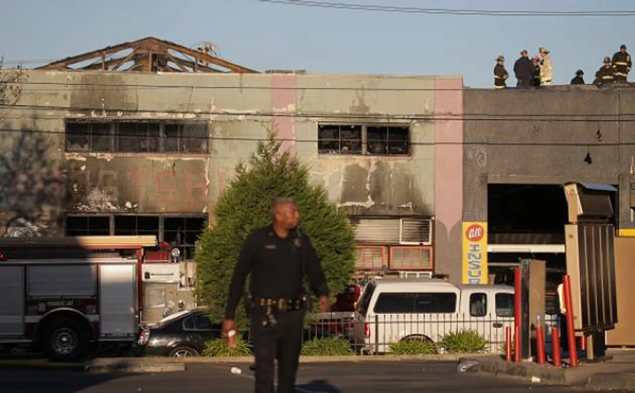 California: About 40 feared dead in a huge warehouse fire