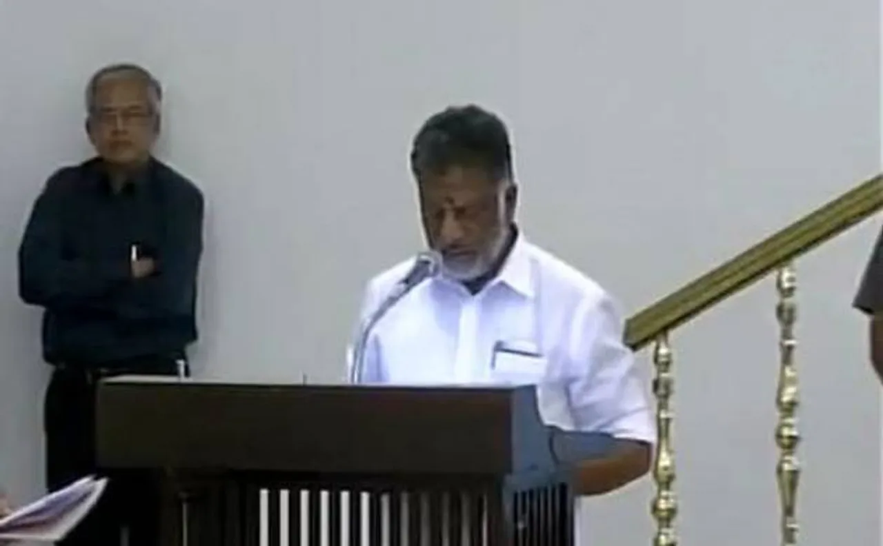 O Panneerselvam sworn in as Tamil Nadu CM after J Jayalalithaa's death