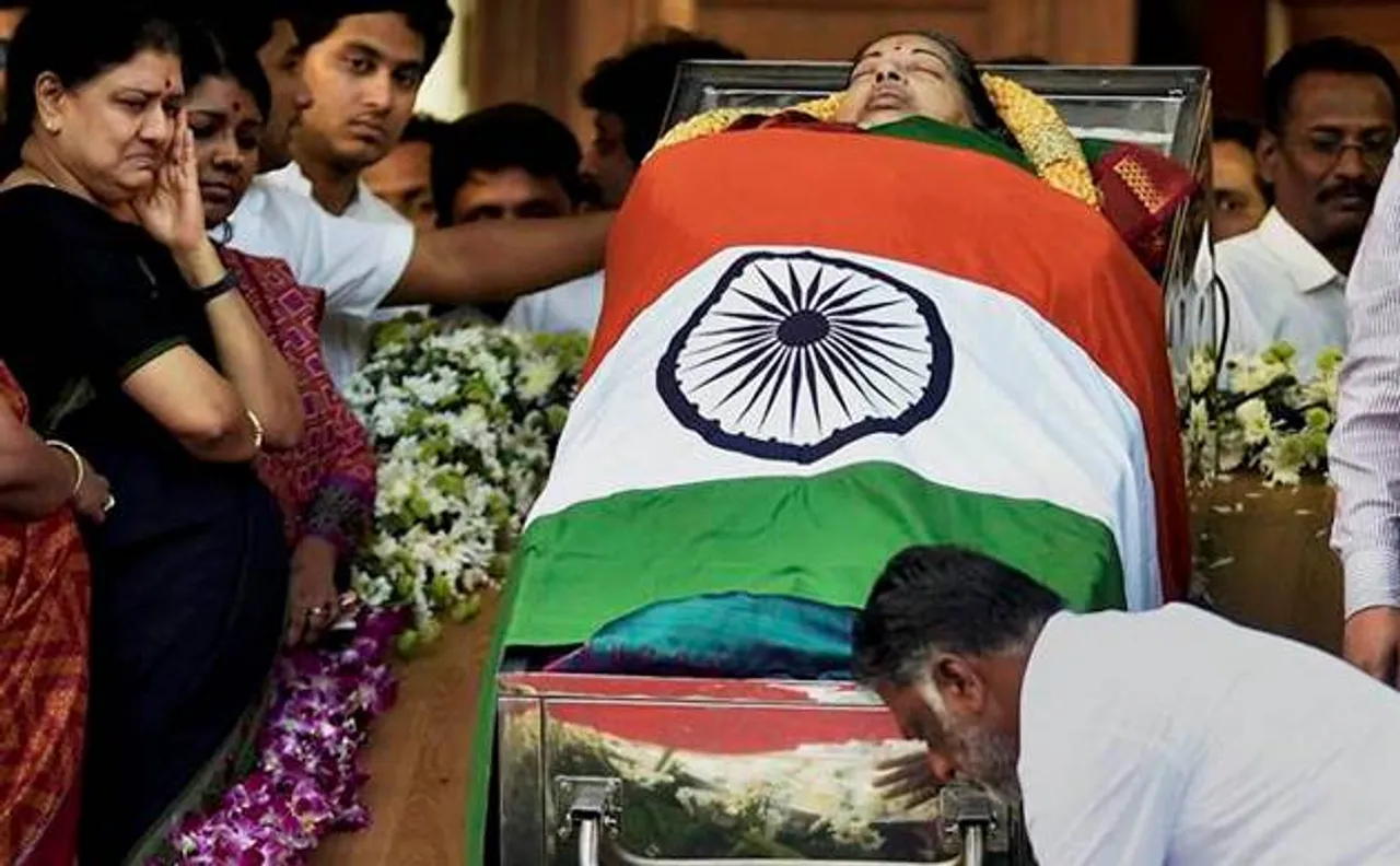 Rest in Peace Amma: Jayalalithaa laid to rest next to MGR at Marina Beach in Chennai
