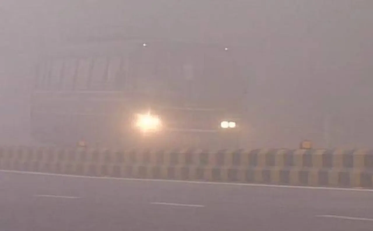 Watch | Heavy fog blankets Delhi-NCR; train services, flights affected