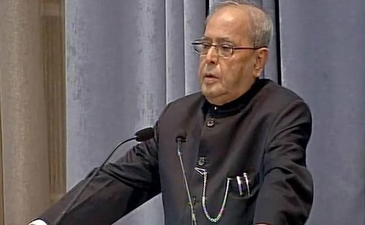 President Pranab Mukherjee chides Opposition over Parliament paralysis, says this is no place for dharnas and disruptions