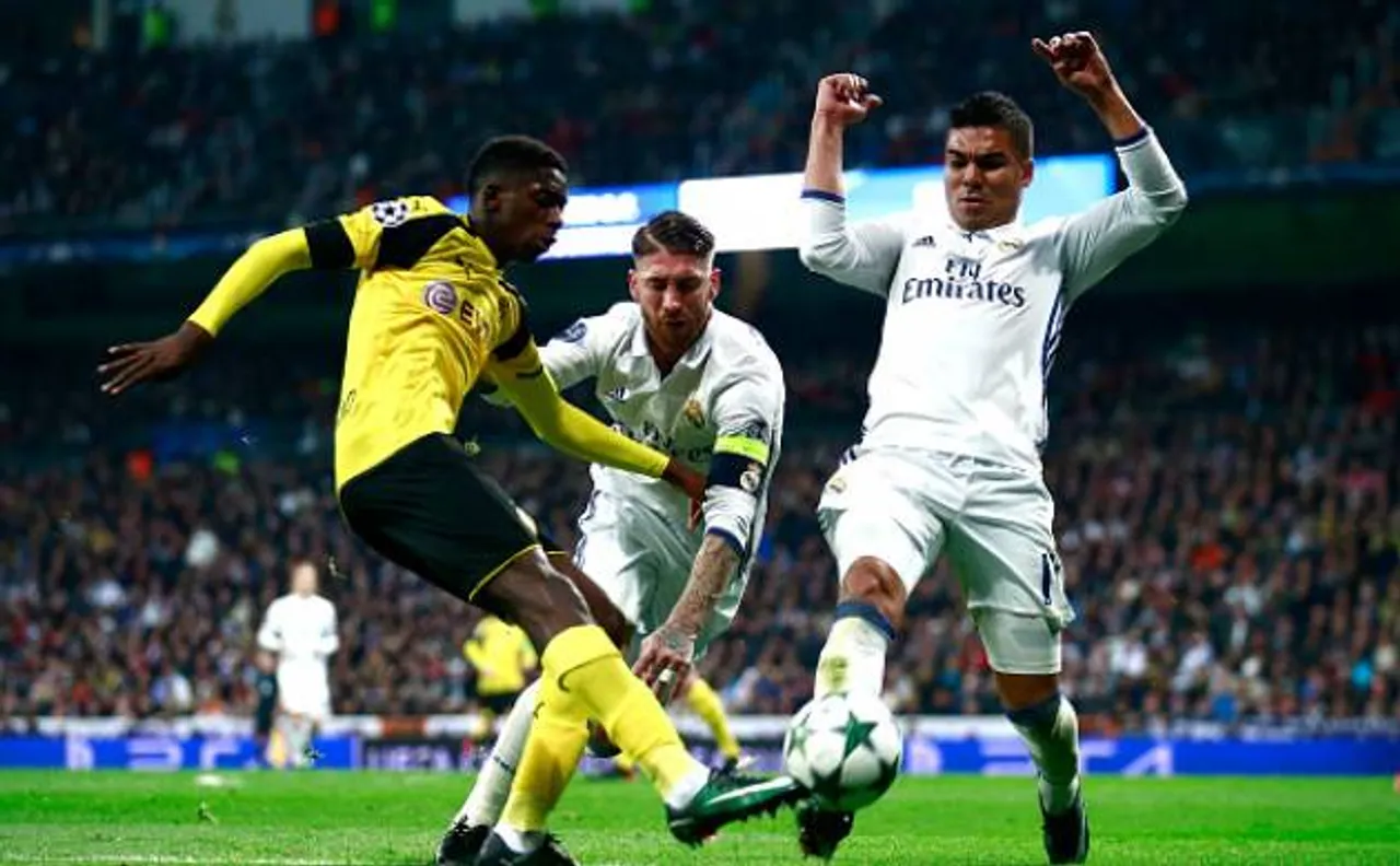 UEFA Champions League: Borussia Dortmund hold Real Madrid to 2-2 draw