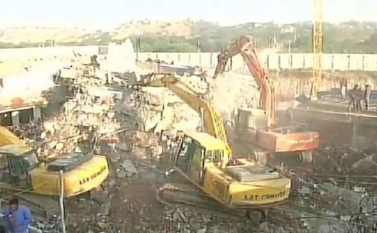 Three dead, many feared trapped under Hyderabad building collapse; Police nabs one accused