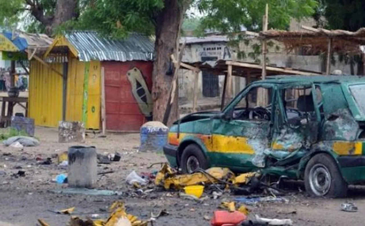 At least 45 dead in suicide attack by two women bombers in Nigeria