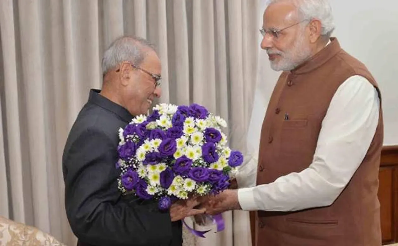 It has been good fortune to have worked with and learnt from President Mukherjee: PM Modi