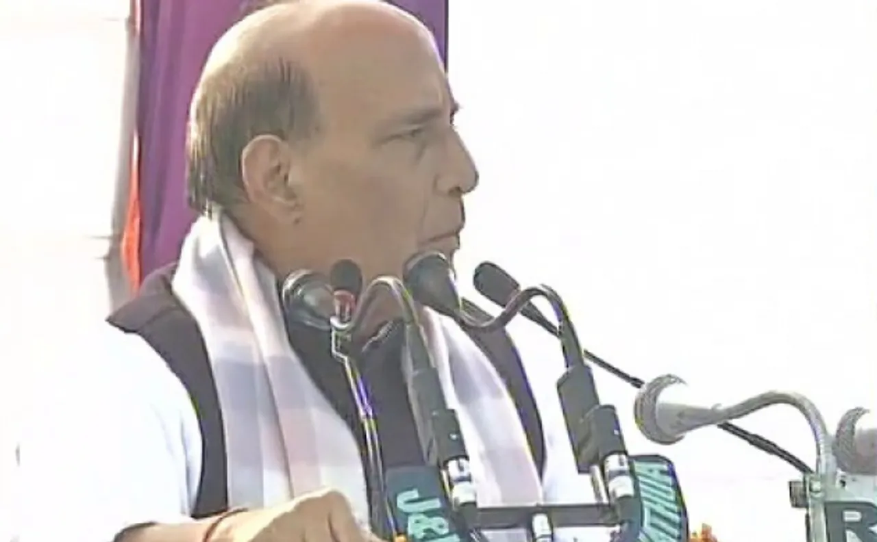 Pakistan conspiring to divide India on religious lines but will not succeed: Rajnath Singh