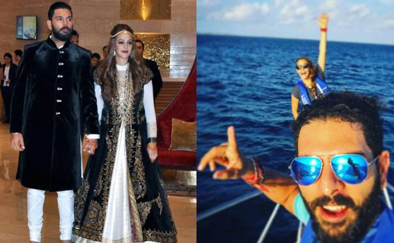 Newlyweds Yuvraj Singh-Hazel Keech enjoying their honeymoon in â€˜paradiseâ€™ | see pics