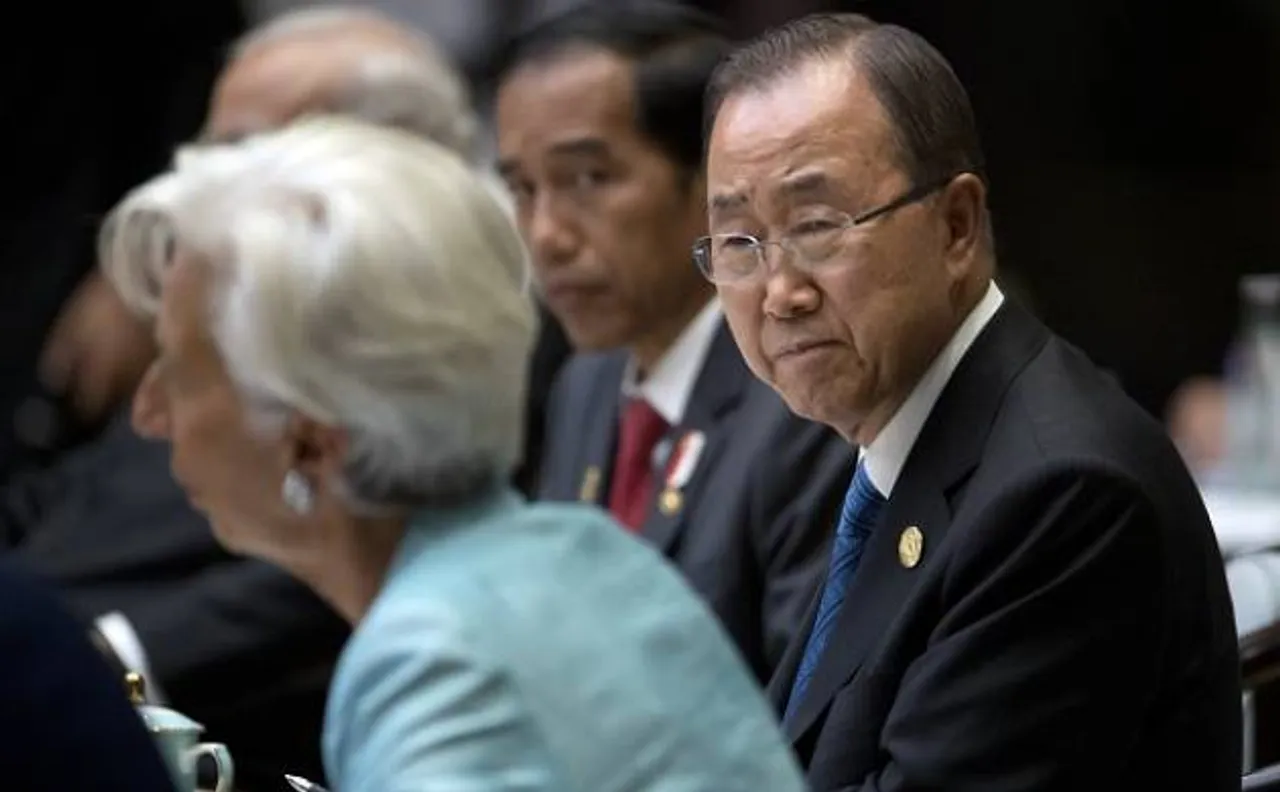 Ban Ki-Moon galvanises support to combat climate change in his last press conference