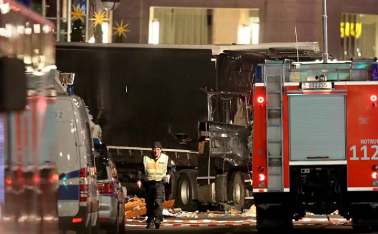 At least 12 dead after truck ploughs into Berlin Christmas market in suspected terrorist attack