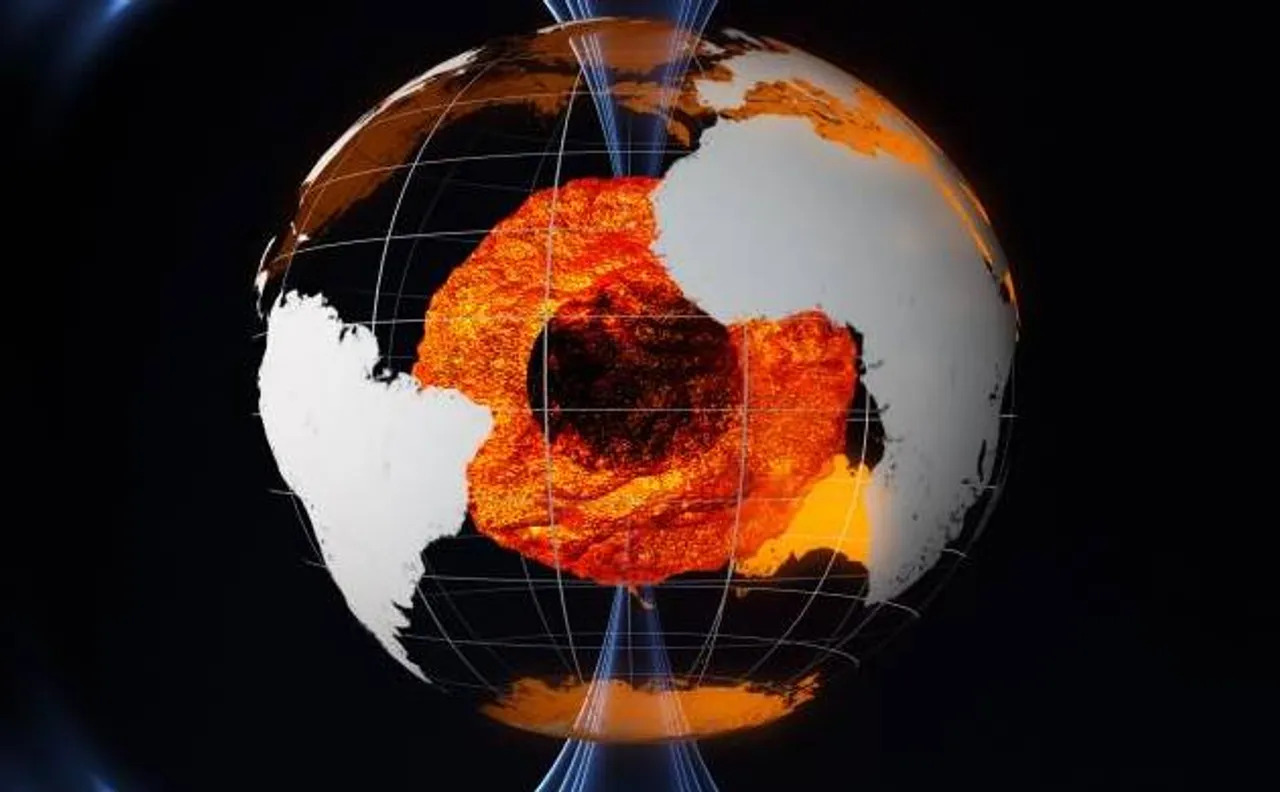 Jet stream within molten iron core of Earth detected using X-ray view of the planet