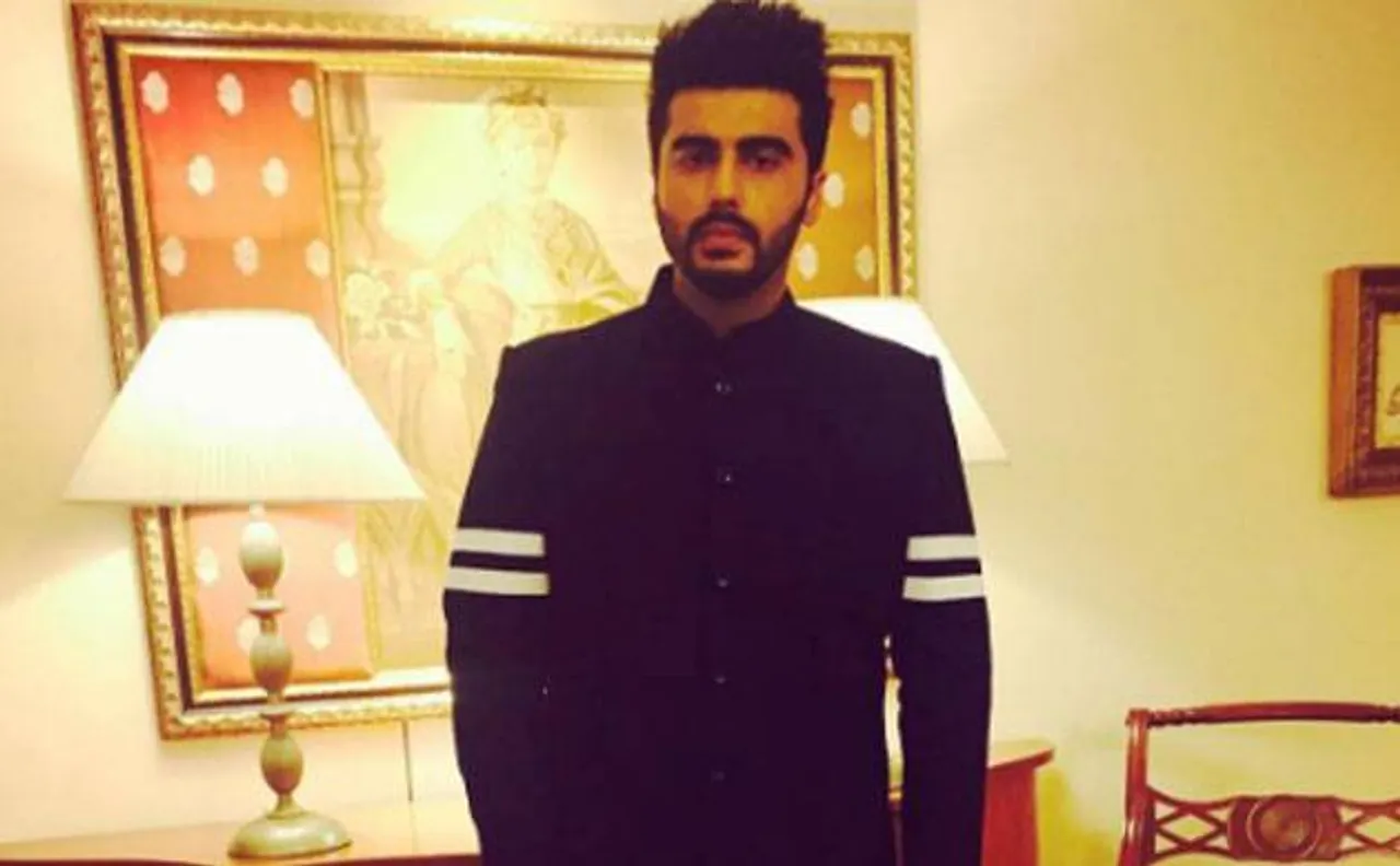 Arjun Kapoor introduces Sweety from 'Mubarakan'