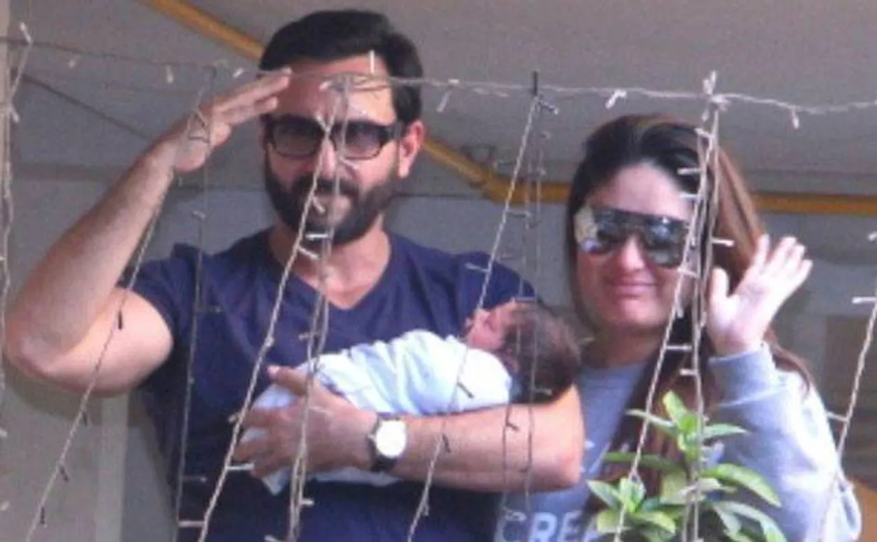 It's Official: This is the first real pic of Saif Ali Khan and Kareena Kapoor's son Taimur Ali 