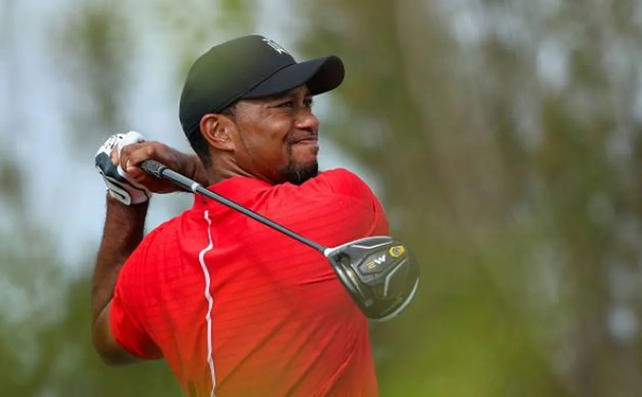 US President-elect Donald Trump hosts Tiger Woods for a round of golf