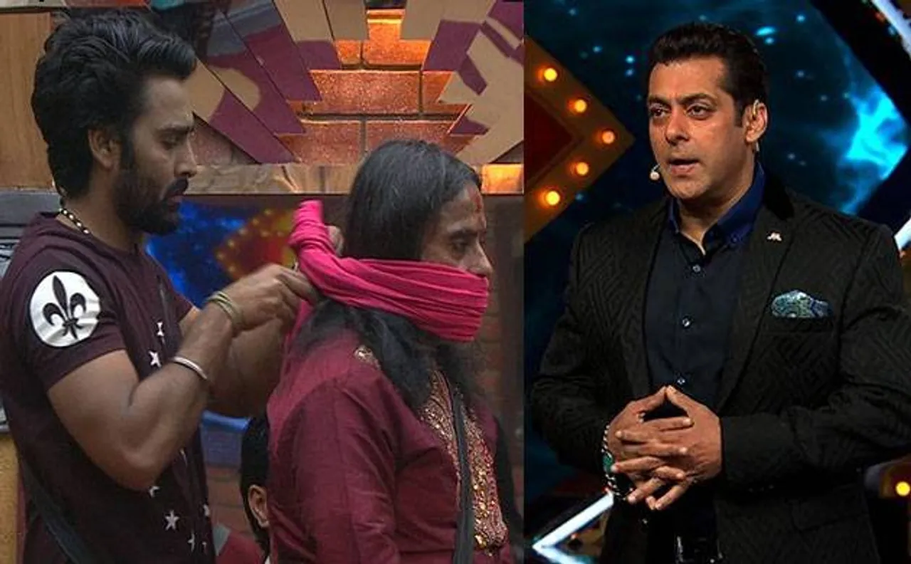 Bigg Boss 10: Salman gets harsh on Om Swami, asks Manveer to shut his mouth with dupatta