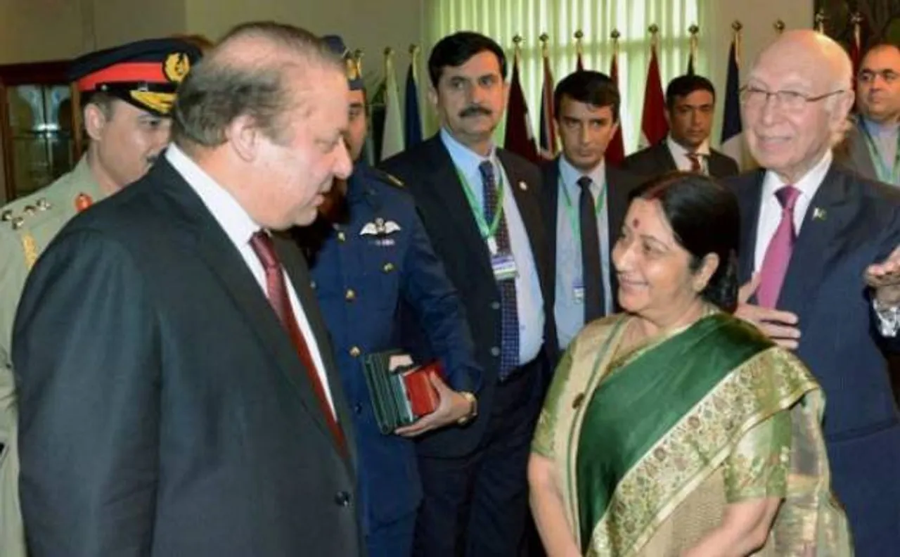 Pak PM Nawaz Sharif wishes speedy recovery to EAM Sushma Swaraj 