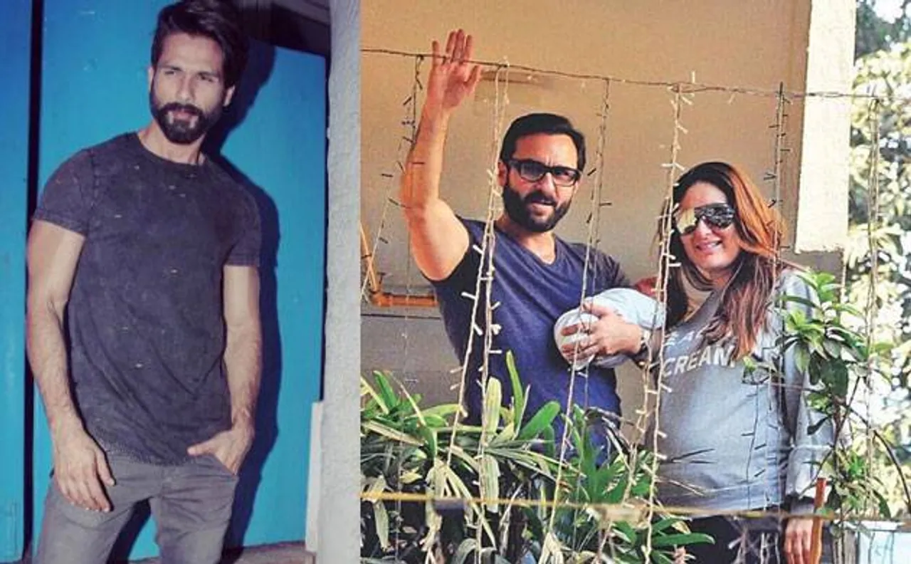 This how ex-boyfriend Shahid Kapoor reacted to the birth of Kareena's son Taimur Ali Khan Pataudi