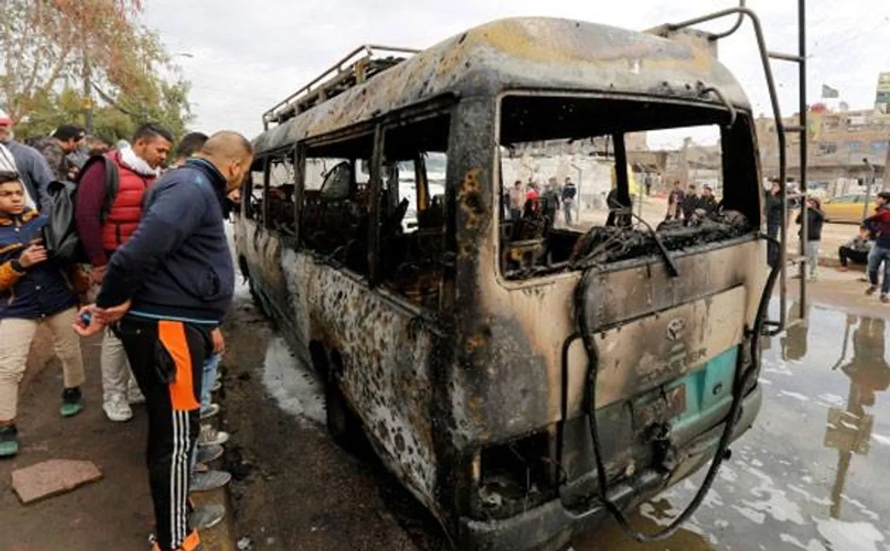 Suicide bombing kills at least 36 at Baghdad market
