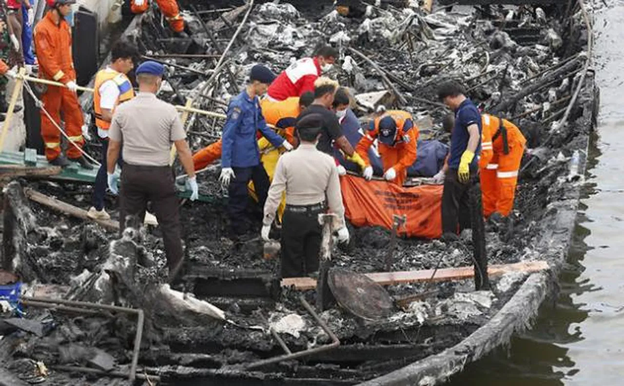23 killed, 17 still missing in Indonesia boat fire mishap  