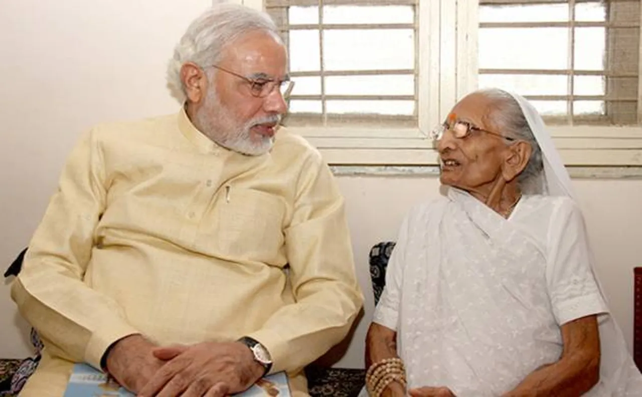 PM Modi skips yoga, spends quality time with mother Heeraben in hometown