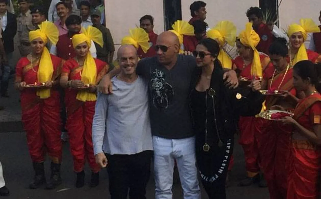 'xXx: Return of Xander Cage' | Vin Diesel, Deepika Padukone arrives in Mumbai, gets traditional Maharashtrian welcome (watch video)