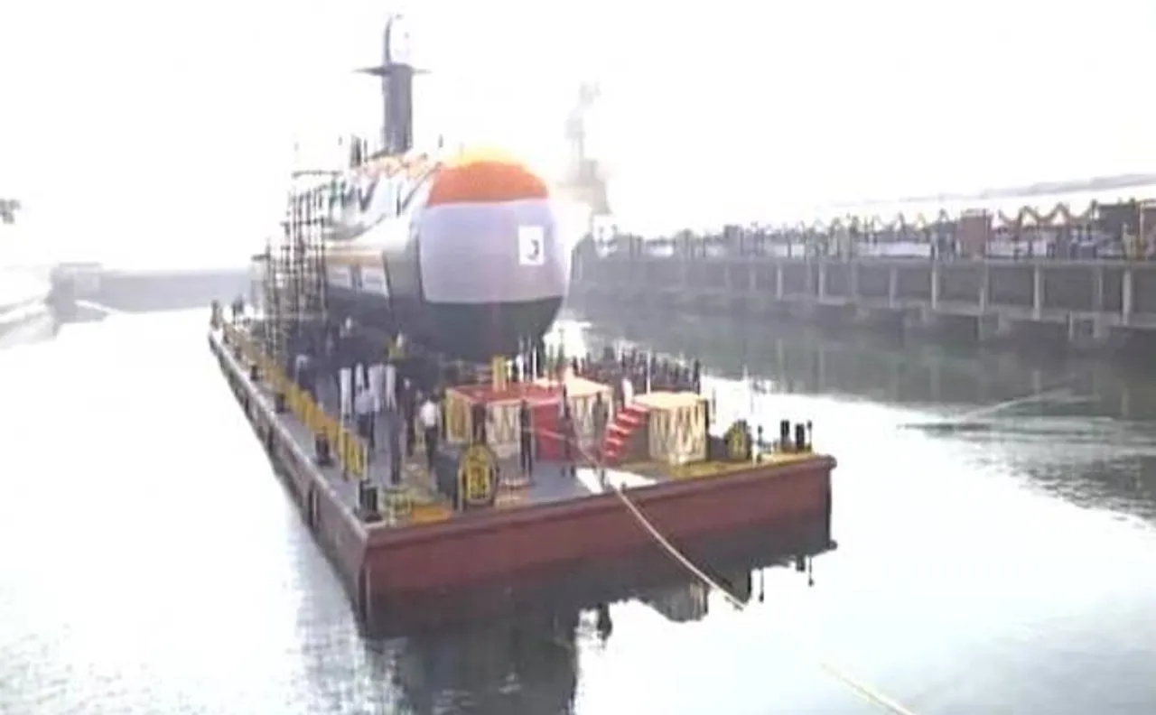 Video: India's indigenously built second scorpene submarine Khanderi launched in Mumbai: 10 key features