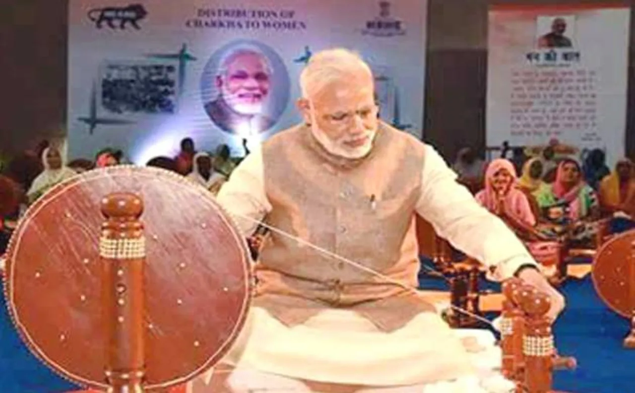 Khadi workers: Not against PM Modi's pic on KVIC dairies and calendars, but pained not to find Gandhi's image