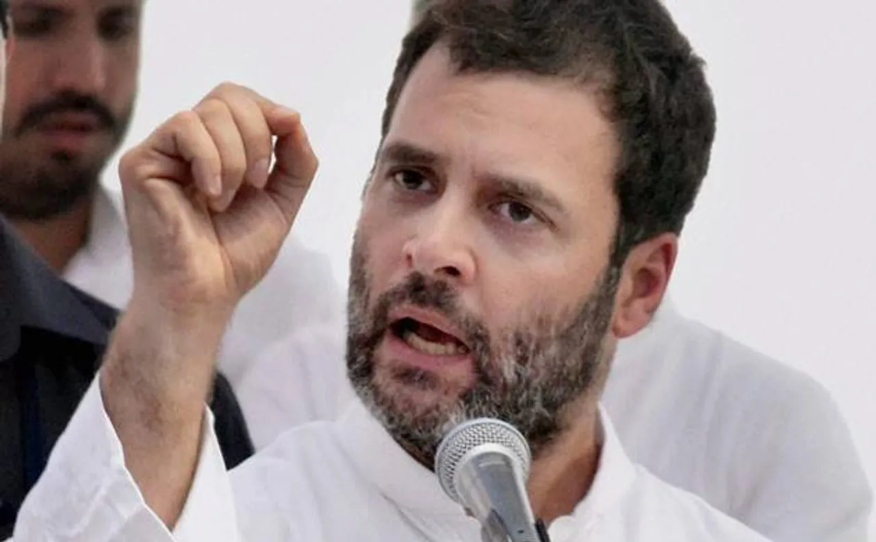Rahul Gandhi takes a dig at PM Modi over Khadi calendar image, tweets it â€˜The Mangalyaan effectâ€™