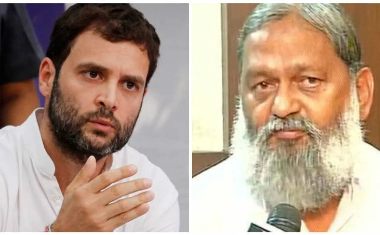 Row over Anil Vij's remarks on Modi and Gandhi: Hitler and Mussolini were also big brands, taunts Rahul Gandhi