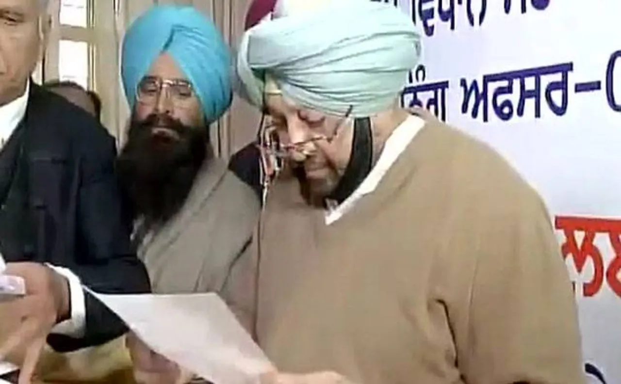 Punjab Assembly polls: Captain Amarinder Singh files his nomination from Lambi, confident of defeating Parkash Singh Badal