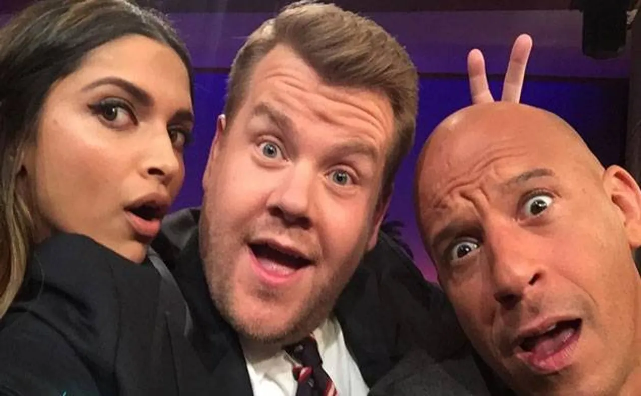 After Vin Diesel, Deepika Padukone makes James Corden groove to 'Lungi dance'