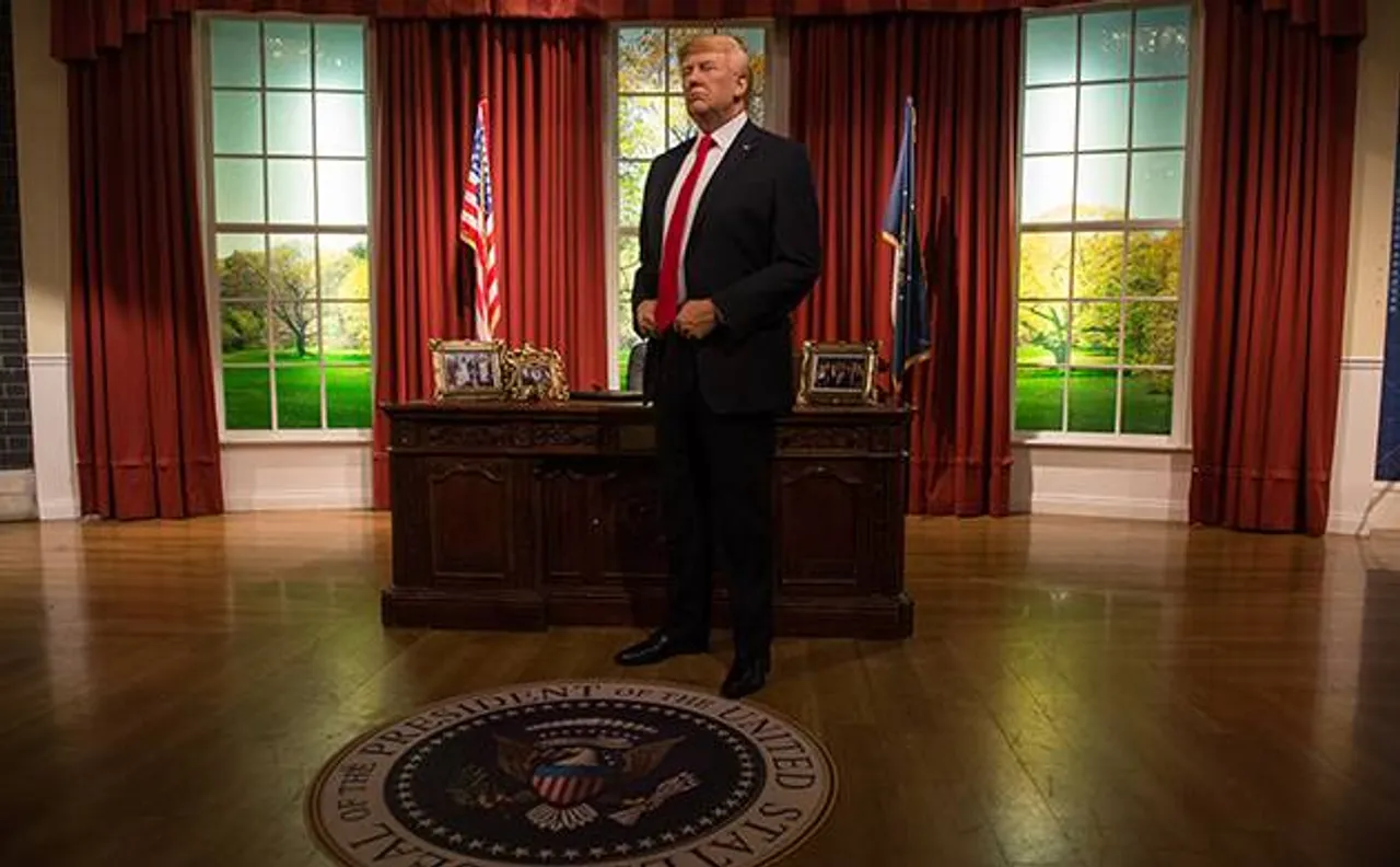 Obama out, Trump in at Londonâ€™s Madame Tussauds White House display