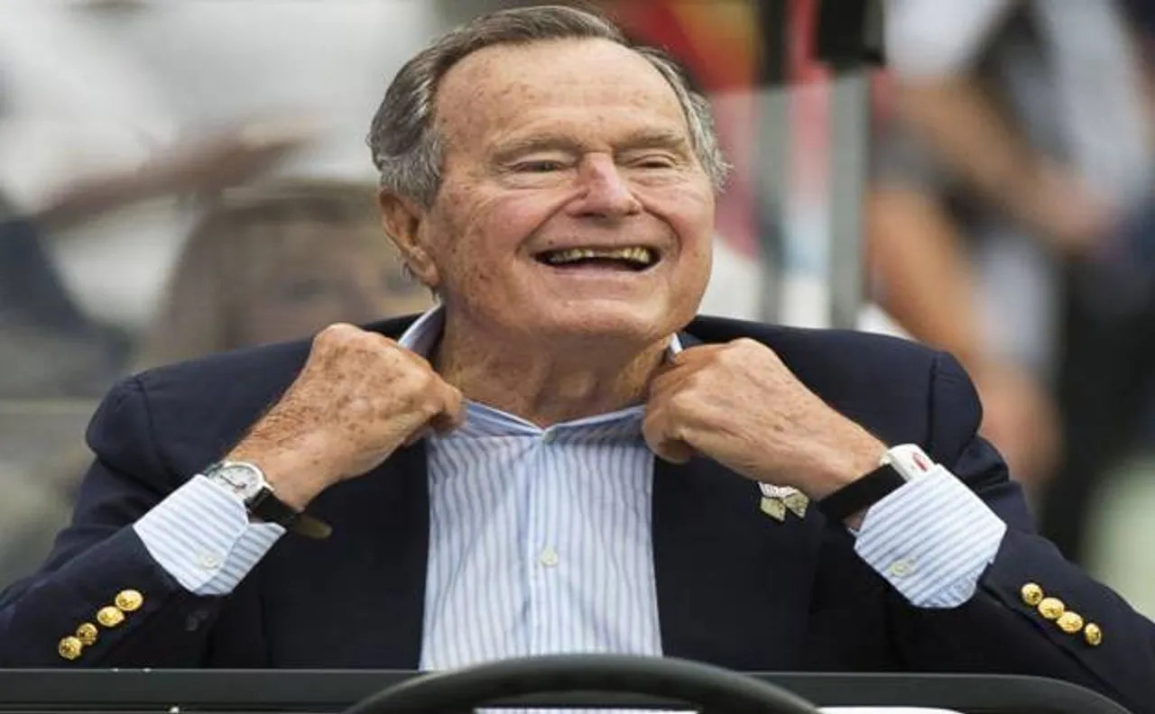 George H W Bush health: Doctors consider removing breathing tube