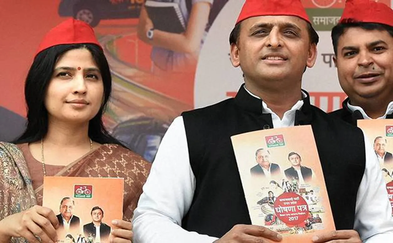 UP Polls: Akhilesh releases SP manifesto; Mulayam, Shivpal give a miss