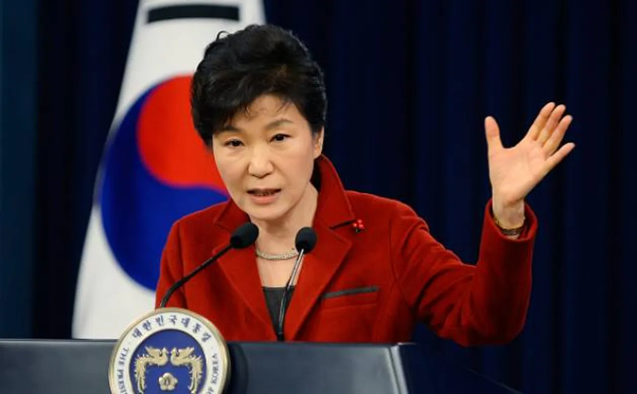 Nude painting of South Korea president Park Geun-Hye sparks violence