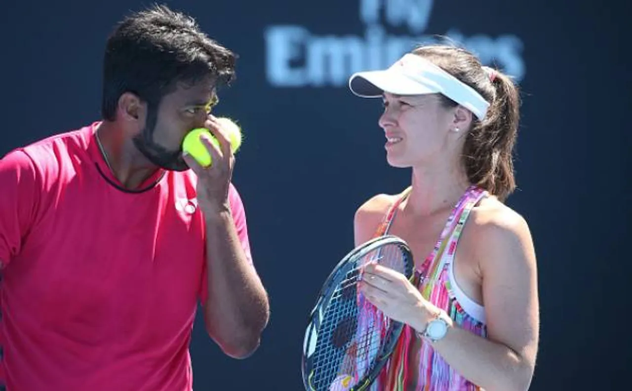 Leander Paes and partner Martina Hingis lose to Groth-Stosur pair in Australian Open mixed doubles quarterfinals