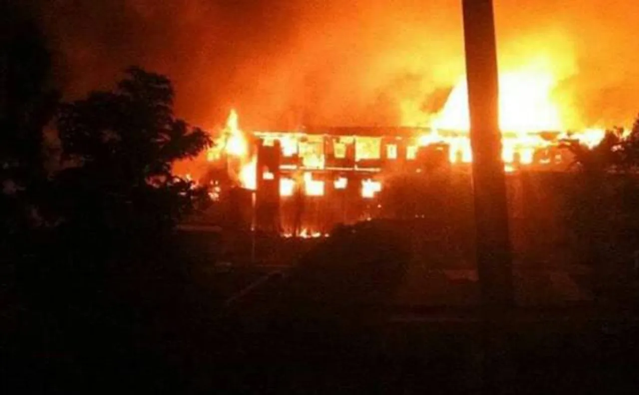 Nagaland: Violence erupts over urban local bodies polls in Kohima; Municipal Council building on fire