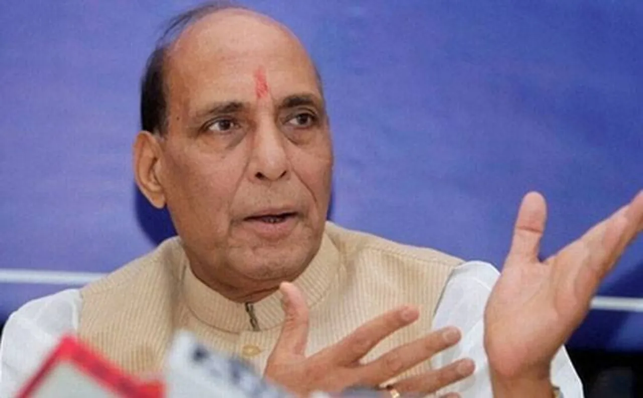 UP polls: Political mud created by SP, BSP will help lotus to bloom, says Rajnath Singh