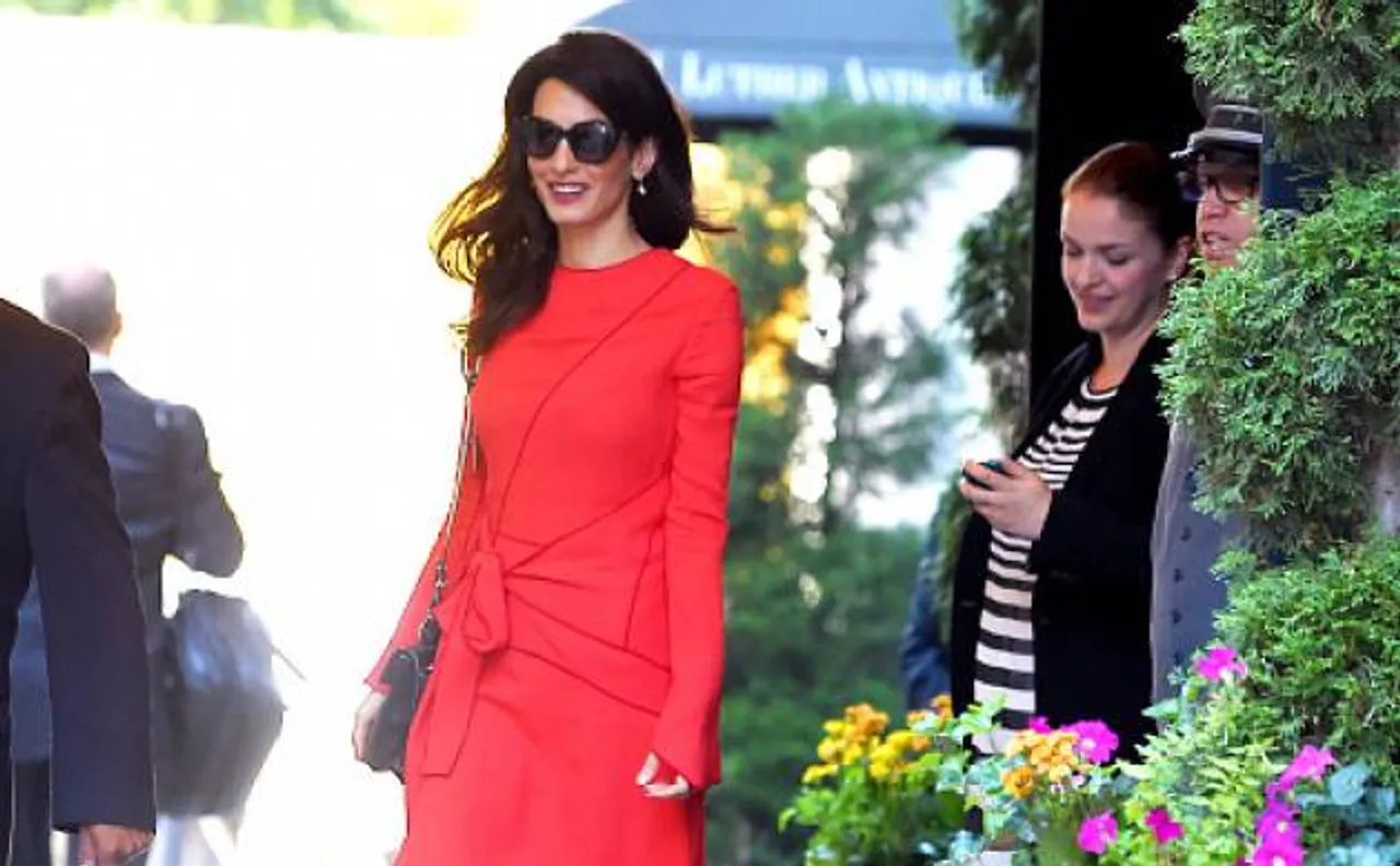 Amal Clooney celebrates her birthday with husband George Clooney and his parents in Spain