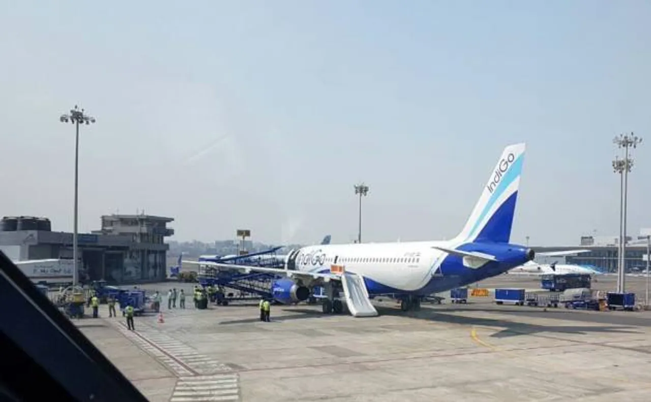 IndiGo passenger opens plane's emergency chute at Mumbai airport, FIR registered 