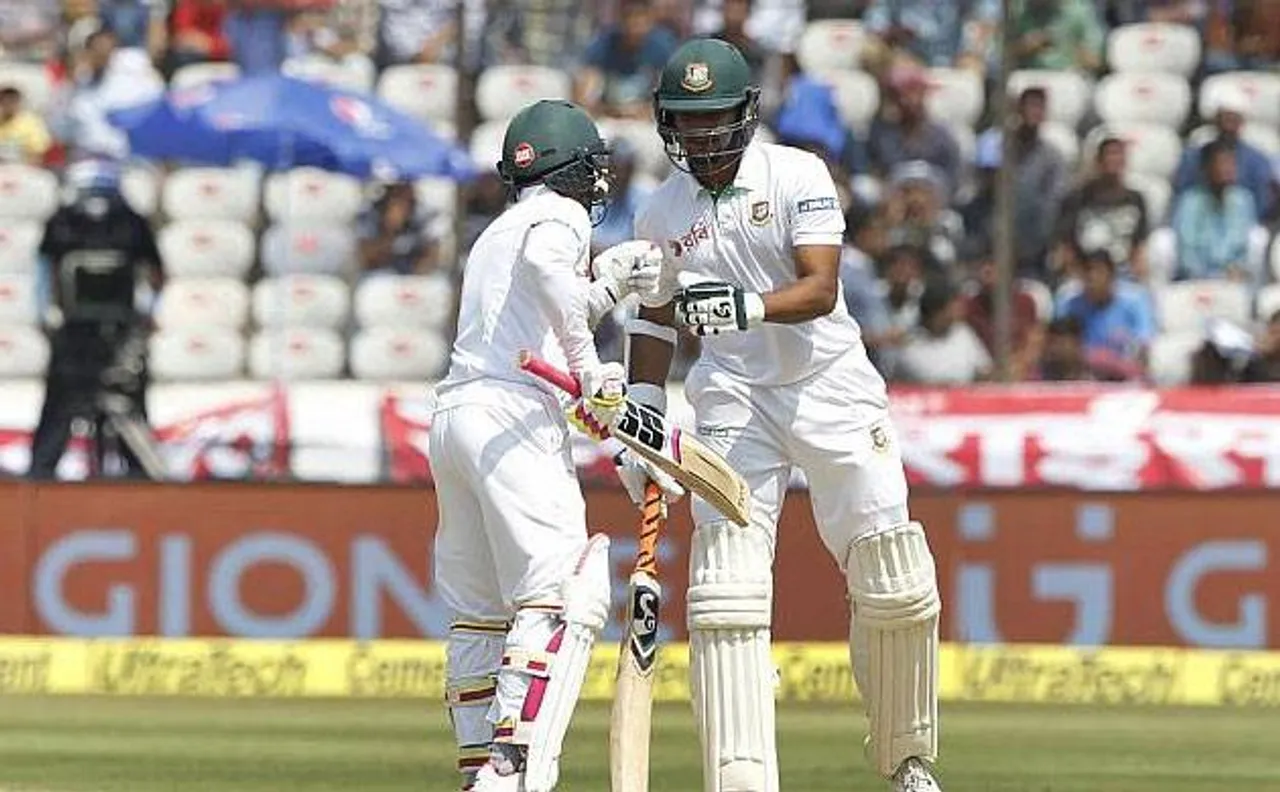 India vs Bangladesh: Mushfiqur, Mehedi century partnership guide visitors to 322/6 at stumps on Day 3